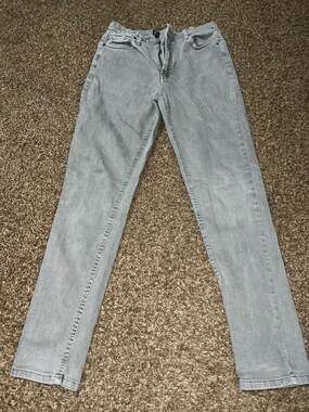 First Wave Women's Gray Denim Jeans Size 14